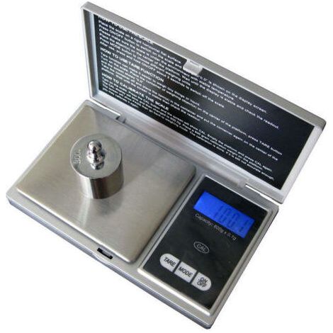 Balance de Précision, 500g/0.01g, Balance de Cuisine, Balance de Precision 0.01g, Balance de Poche avec Écran LCD, Petite Balance de Bijoux, avec Fonction de Tare, Acier Inoxydable (500g) (1/5)
