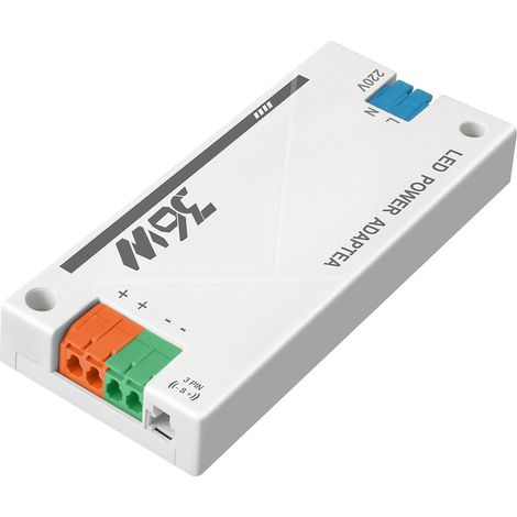 Transformateur 220V 24V LED 36W, alimentation 24v 36w 1.5A Transfo AC à DC, pour lampe à Led Strip, led driver 24v pour G4, GU5.3, MR11, MR16, Bande LED, Non Dimmable (1/5)