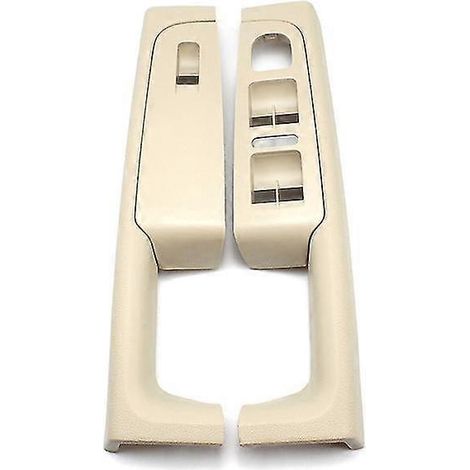 Kummyy Lot de 2 poignées de porte intérieures avant avec accoudoir, cadre et panneau de commande (réf. 3td867157a) pour Skoda Superb 2008-2013 - Poignées de porte intérieures - Beige (1/5)
