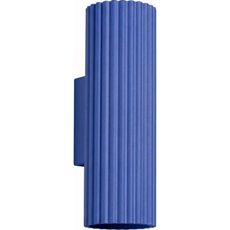 Apliques KARBON ultramar aluminio 2xGU10 6.5cm Sollux (1/2)