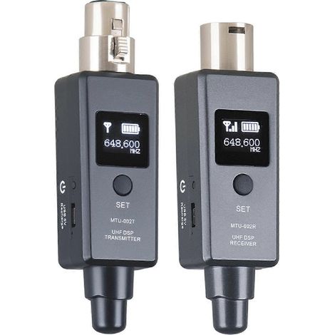 Adaptateur de microphone sans fil U3 pour système émetteur-récepteur et table de mixage audio ( ) (1/5)