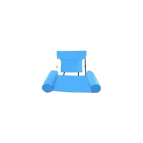 Hamac flottant, design portable, positionnement ajustable, BLEU CIEL (1/2)