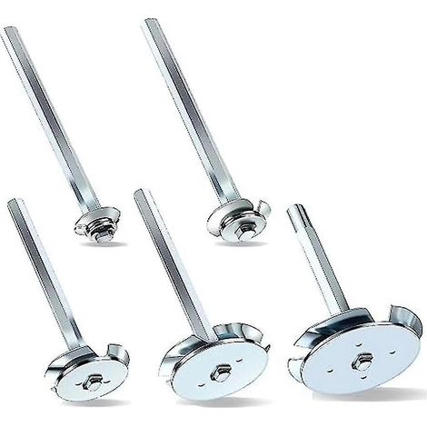 5-teiliges Set für PVC-Fittings, Reibahle und Rohrschneider zum Entfernen von Sch 40 Fittings von der Nabe, kompatibel mit 1/2"-Bohrmaschinen mit variabler Drehzahl.