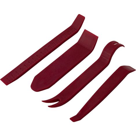 Panneau de porte, panneau de garniture intérieure, clips audio et de navigation, pied de levier, tournevis et autres outils (ensemble de 4 pièces).