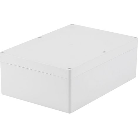 Boîtier de projet étanche blanc en plastique 263x185x95mm, coffret de jonction DIY pour montage électrique (1/5)