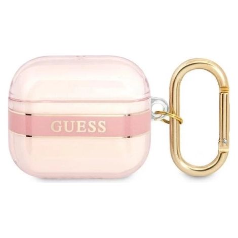 Collection de coques et bracelets roses Guess GUA3HHTSP pour AirPods 3 (1/4)