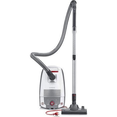 Severin Bodenstaubsauger mit Beutel SPower weiß-rot 850 W