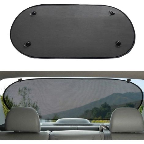 Pare Soleil Voiture pour Vitre Arrière,Pare Soleil Voiture Bébé,PareSoleil de Lunette Arrière de Voiture,Pliable avec Ventouses,Protection UV (1/3)