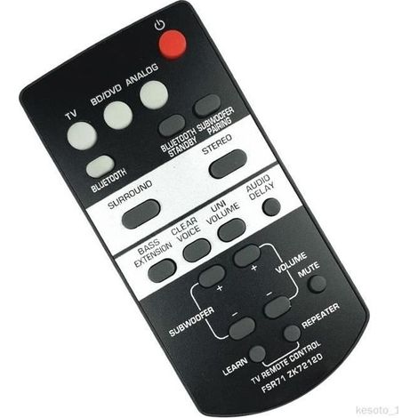 Remote of replacement for system of barre of its Yamaha YAS-203 (1/4)