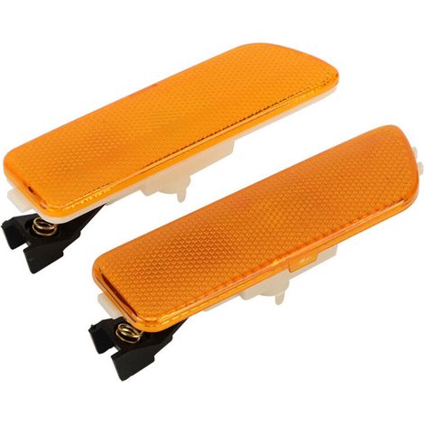 Paire de boîtiers de lumière de côté de pare-chocs fumé pour MK4 617215181853 (Jaune),de (1/4)