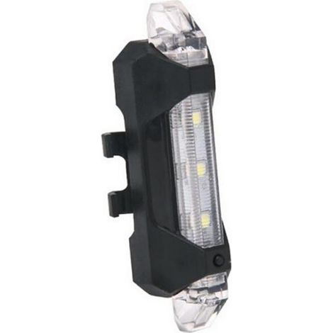 Feu arrière de vélo, accessoire vélo, lumière de sécurité étanche, feux arrière rechargeables USB, signalisation pour VTT (1/5)