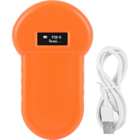 Scanner de micropuces pour animaux de compagnie 134,2 kHz, lecteur de puces multifonction rechargeable USB pour cochons, chiens et chats (1/5)
