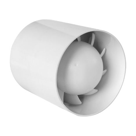 Aspirateur he'licoidal cylindrique pour installation a' l'inte'rieur de tuyaux blancs rigides ou flexibles 120-125 mm Isolation IP44 classe II