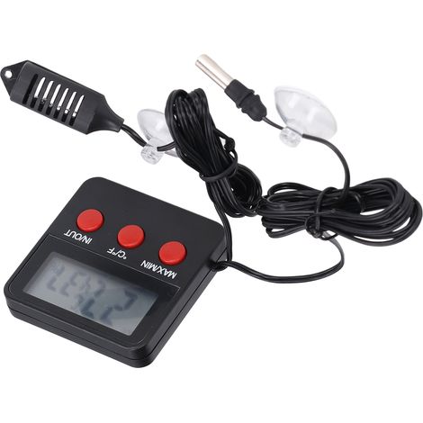 Digitales Thermometer DTH-74 mit Feuchtigkeits- und Temperatursensor, Miniatur-LCD-Display, präzises Hygrometer für Innenräume, Temperatur- und Feuchtigkeitsmesser (1/5)