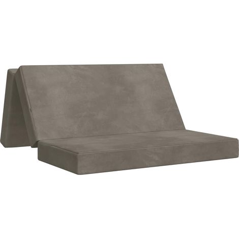 Maison Exclusive - Divano Letto Pieghevole 180 x 67 x 45 cm Grigio Chiaro (1/5)