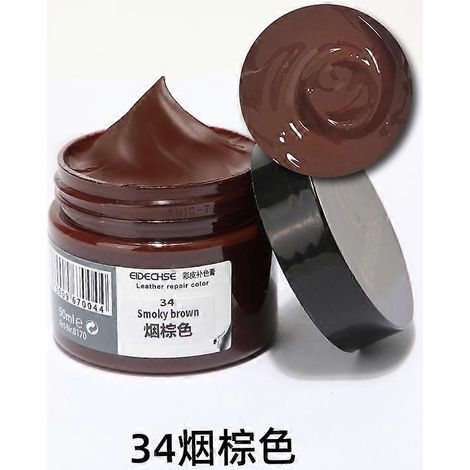 Teinture pour cuir sacs en cuir canapés réparation de la couleur des tiges de chaussures - 34 Brun fumé