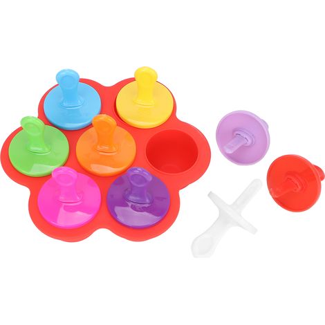 Moule à glaçons pour massage facial maison, ajoutez les ingrédients, moule à glaçons rouge réutilisable