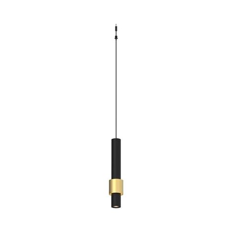 Mantra Suspension LED CLIFTON 5,5 W 3000 K 460 lm Noir/Or, luminaire modulaire 3 suspensions (1/5)
