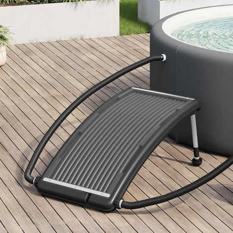 Panneau de chauffage solaire de piscine courbé 110x65 cm