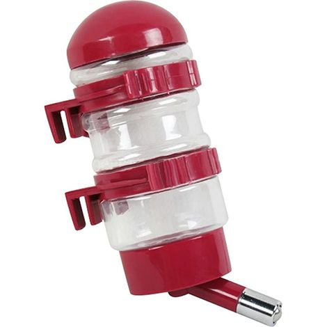 Distributeur d'eau pour chien et chat, abreuvoir automatique en acier inoxydable, réservoir 2L, gamelle à débit continu, fontaine à boire pour animaux, idéal chien, chat et rongeurs. (1/4)