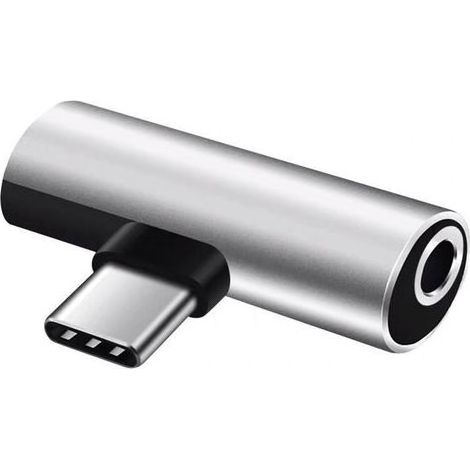 Adaptateur USB C vers prise jack 3,5 mm 2 en 1 pour casque de type C vers prise auxiliaire (1/5)
