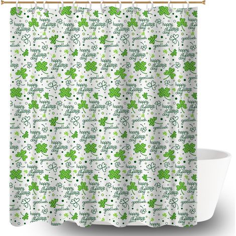 Voile de douche fluide en polyester 180x180 Élégant cache baignoire pour une petite salle de bain (1/5)