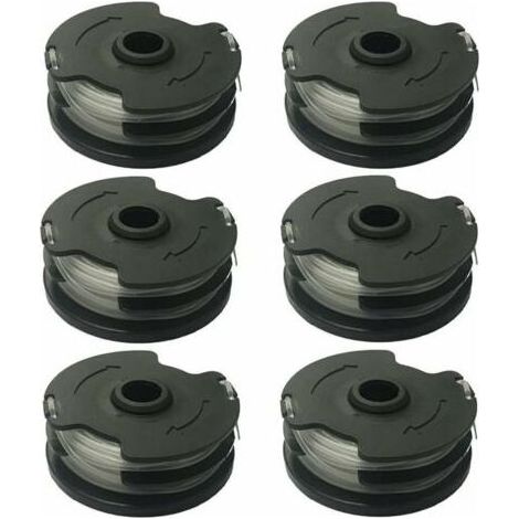 Ersatzspulen für Trimmerfäden für die Akku-Freischneider Parkside PRTA 20-Li A1/B2/C3, PRT 300 A1 und PRT 550 A1/A3 (6 Stück). (1/4)