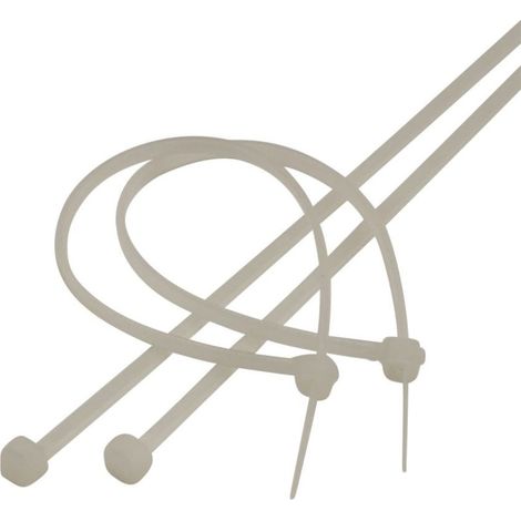 Kabelbinder 2,5 x 150 mm, 50 Stück, transparent Kabelbinder