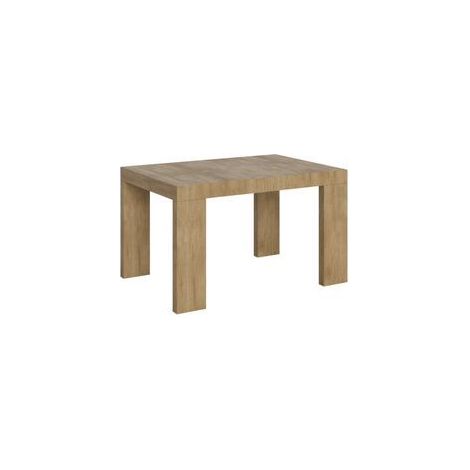 Table rectangulaire extensible 130 à 234cm bois clair Ribo-Support 4 pieds (1/5)