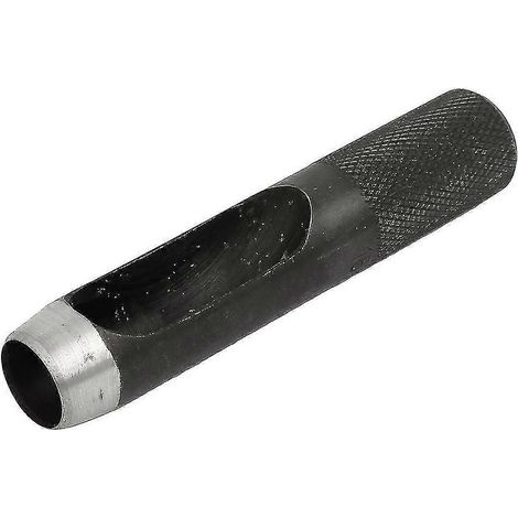 Poinçon à trou creux à tige moletée en métal de 15 mm pour la fabrication de joints et de sangles en cuir (1/4)