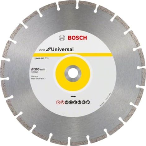 Bosch Eco for Universal Segmented Diamond Cutting Disc 300 x 22.23mm