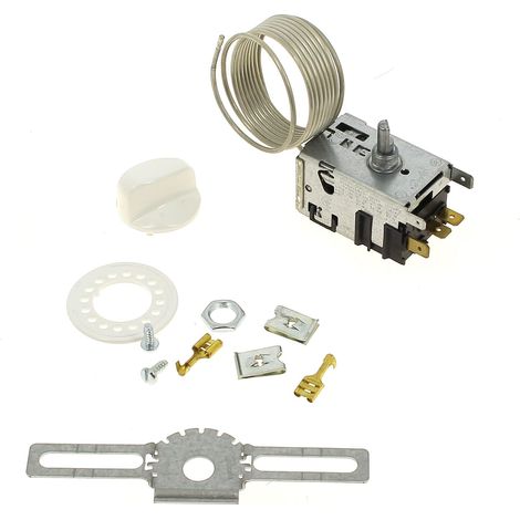 Thermostat n°1 077b7001 pour Refrigerateur Ariston, Refrigerateur Indesit, Refrigerateur Philips, Refrigerateur Far, Refrigerate (1/2)