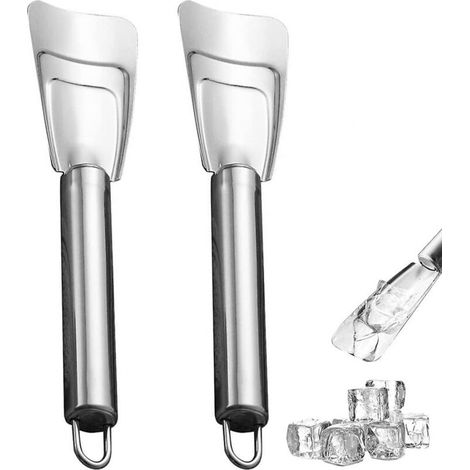 2-teiliges Eiskratzer-Set, Eiskratzer für Kühlschrank, Gefrierschrank, Küche, Eisschaufel (1/4)