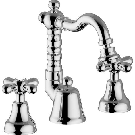 TEOREMA BATTERIA BIDET 3 FORI BRONZO SERIE DAISY-RETRO' ART.70419 (1/2)