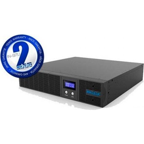 SAI Interactivo PHASAK Protekt Torre 2160 VA Modelo PH 7521, Protección para Servidores, Onda Senoidal Pura, Regulador Automático de Voltaje, Compatibilidad con Generadores. (1/2)