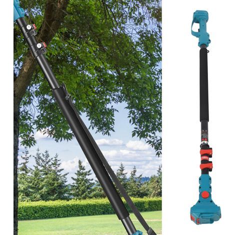 Poteau d'extension télescopique 7,21 pieds – Tige en aluminium – Compatible sécateurs électriques BL1830B BL1840B – Poignée antidérapante (1/5)