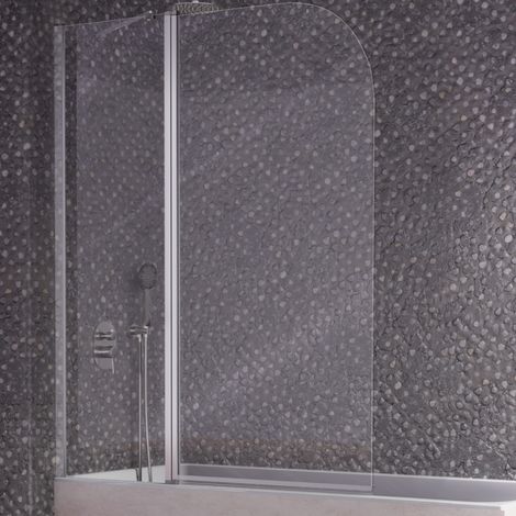 Sopravasca con lato fisso e porta girevole RITA 120 x 150 cm