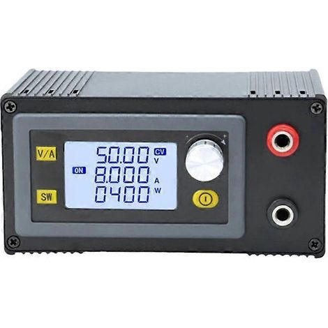 Module d'alimentation abaisseur de tension CC réglable XY5008E, 6-55 V CC vers 0-50 V, 5 A/8 A, 400 W (CV/CC). (1/5)