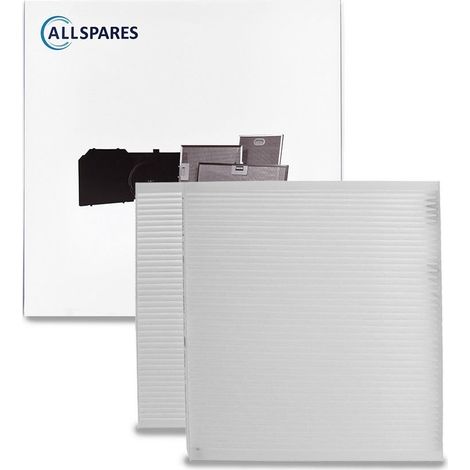 Filtro WTW AllSpares (juego de 2) Clase de filtro G4/F7 adecuado para Vasco DX 4/5/6 (275 x 275 x 20 mm)