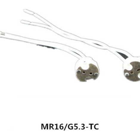 Adaptateur de lampe à broches MR16/G4 pour culot de lampe de test de vieillissement céramique haute température (FCC)