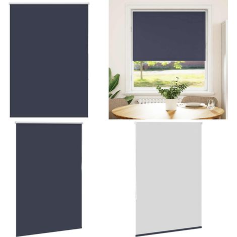vidaXL Verdunkelungsrollo Marineblau 95x150cm Stoffbreite 90,7 cm (1/5)