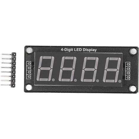 Digitales LED-Röhrenanzeigemodul, 4-stellig, 7-Segment, 0,56 Zoll, TM1637-Treiberchip, grün