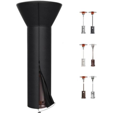 BUNTHAUS 226 CM Housses de chauffage de terrasse Housse de chauffage d'extérieur 210D avec fermeture éclair, imperméable, robuste, housse thermique au propane (1/5)