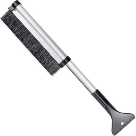 Brosse à neige et grattoir à glace extensible de 24 pouces pour voitures, camions, fourgonnettes et VUS. Rétractable de 24 à 17 pouces pour un rangement facile. (1/5)