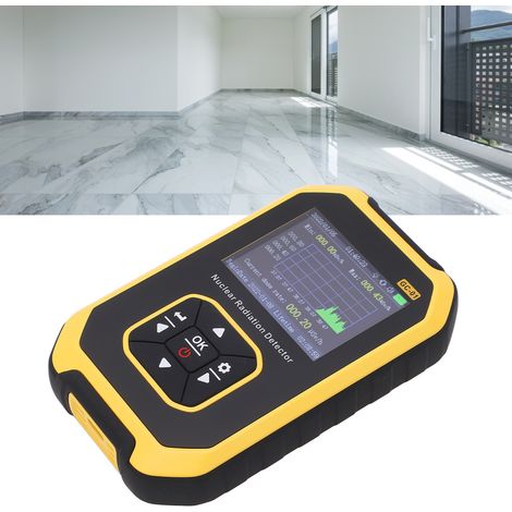 Compteur Geiger GC-01, détecteur de rayonnement nucléaire, dosimètre personnel professionnel GM Marble à ionisation par rayonnement radioactif avec alarme, affichage du dosimètre à rayons X β-γ (1/5)