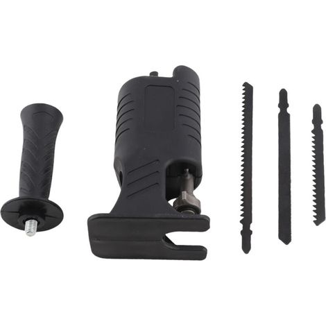 Jeffergarden Kit d'accessoires pour scie alternative pour perceuse sans fil avec lame pour scie sauteuse à métaux et bois