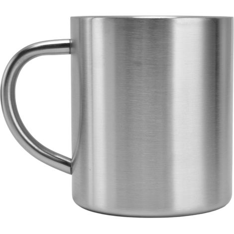 Doppelwandige Kaffeebecher, Edelstahl-Teetassen für Camping, Reisen, Outdoor, Büro, 410 ml (1/5)