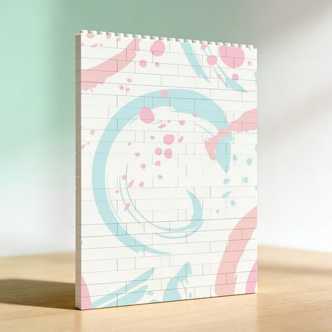 Cadre décoratif romantique adulte en briques, idée cadeau d’anniversaire (1/5)
