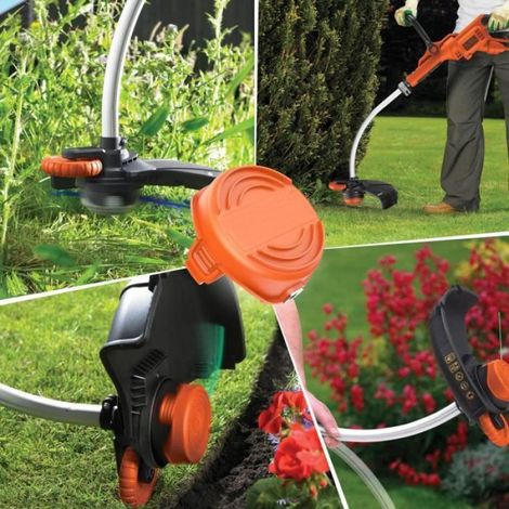 2Pcs Capuchon de Bobine pour Black + Decker GL7033 GL8033 GL9035 Coupe-Herbe à Levier 90583594 (1/4)