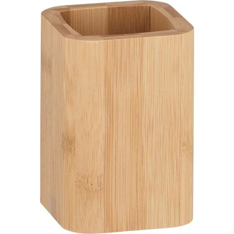 Récipient pour brosse à dents BAMBUSA, bambou Ø 7,1 cm,